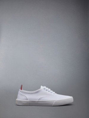 Tenis Thom Browne Canvas Heritage Feminino Branco | OOR39F16923