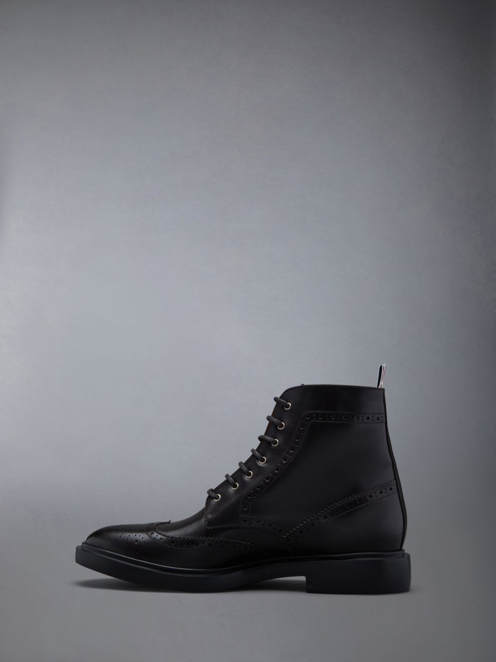 Botas Thom Browne CLASSIC WINGTIP W/ LIGHTWEIGHT RUBBER SOLE IN BOX CALF Masculino Marrom | ADC08L42923