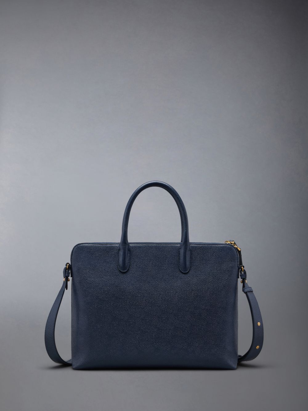 Business Bags Thom Browne Pebble Grain 4-Bar Feminino Azuis | EOZ16X50766