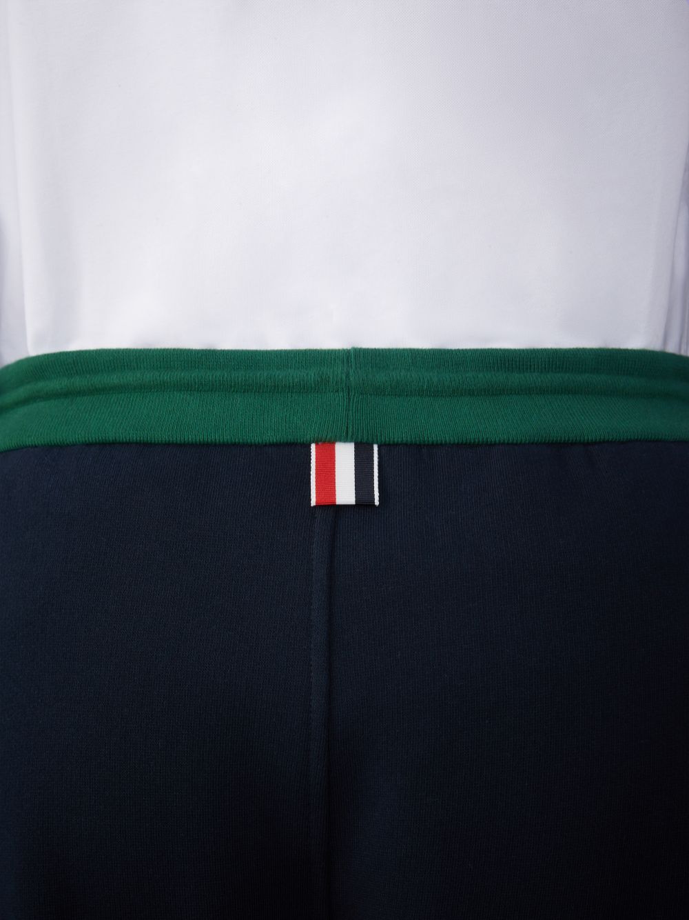 Calça Moletom Thom Browne Brushed Color Blocked Masculino Azuis | KZY95I40173