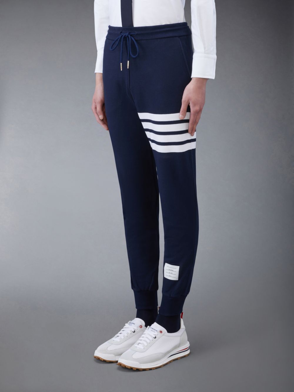 Calça Moletom Thom Browne Classic Loopback 4-Bar Masculino Azuis | LAJ23K60200