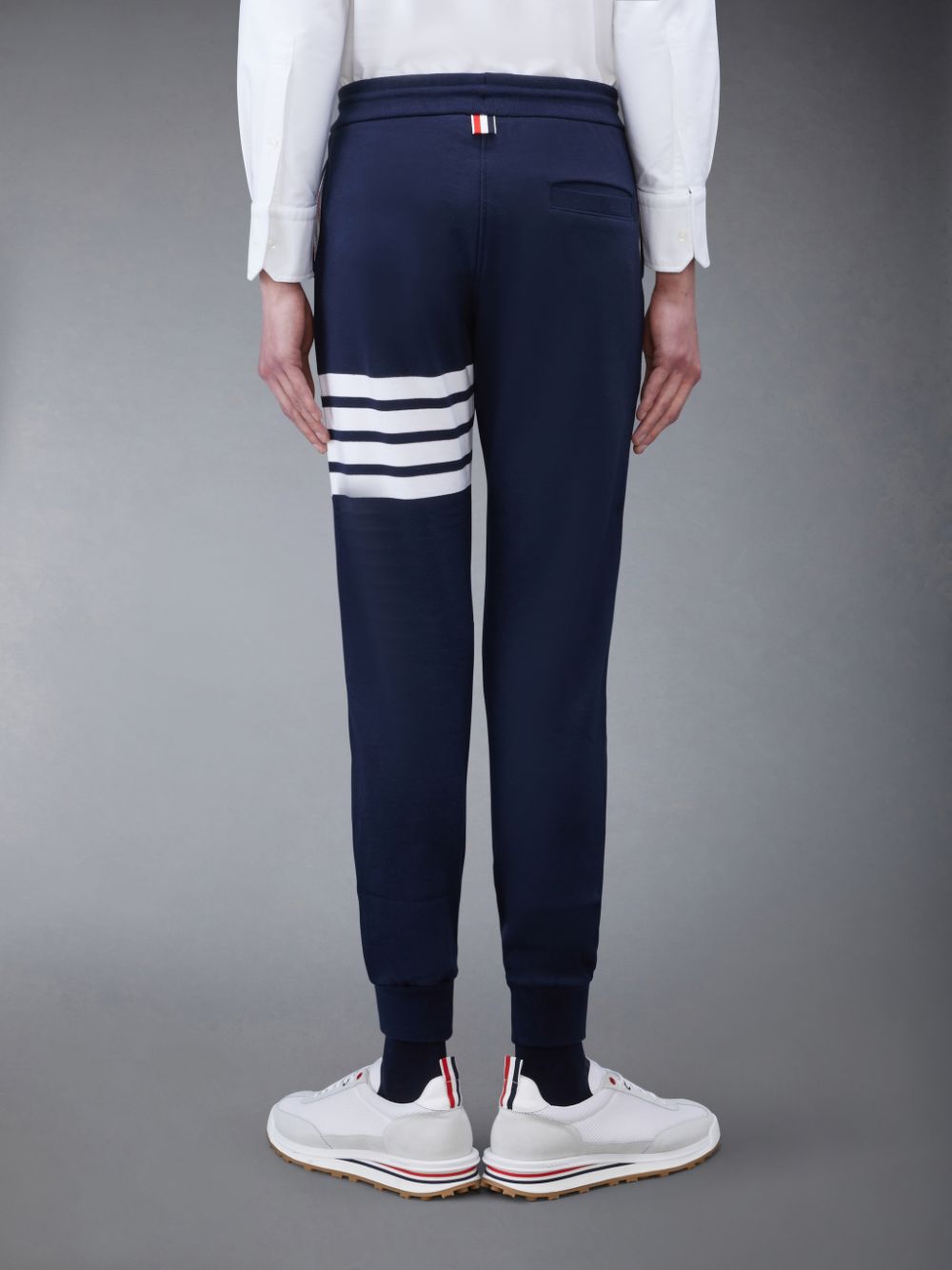 Calça Moletom Thom Browne Classic Loopback 4-Bar Masculino Azuis | LAJ23K60200