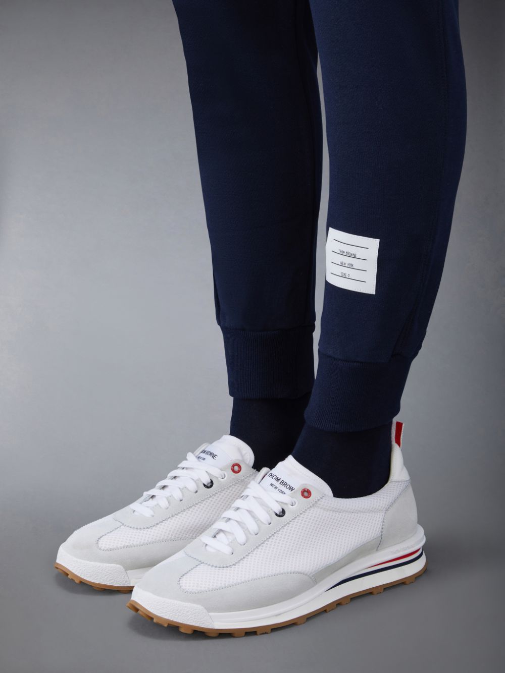 Calça Moletom Thom Browne Classic Loopback 4-Bar Masculino Azuis | LAJ23K60200