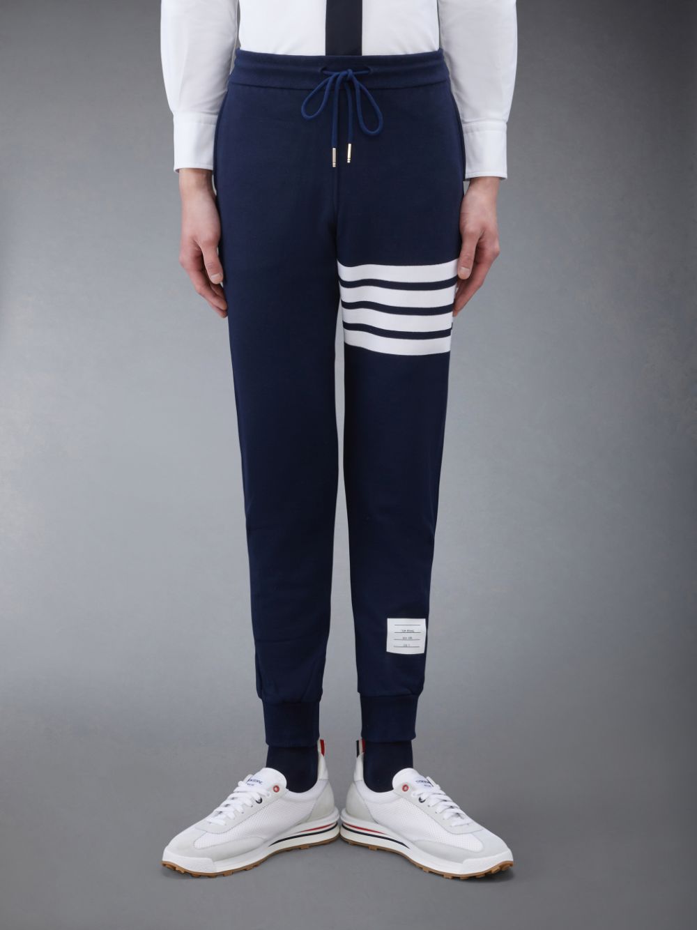Calça Moletom Thom Browne Classic Loopback 4-Bar Masculino Azuis | LAJ23K60200