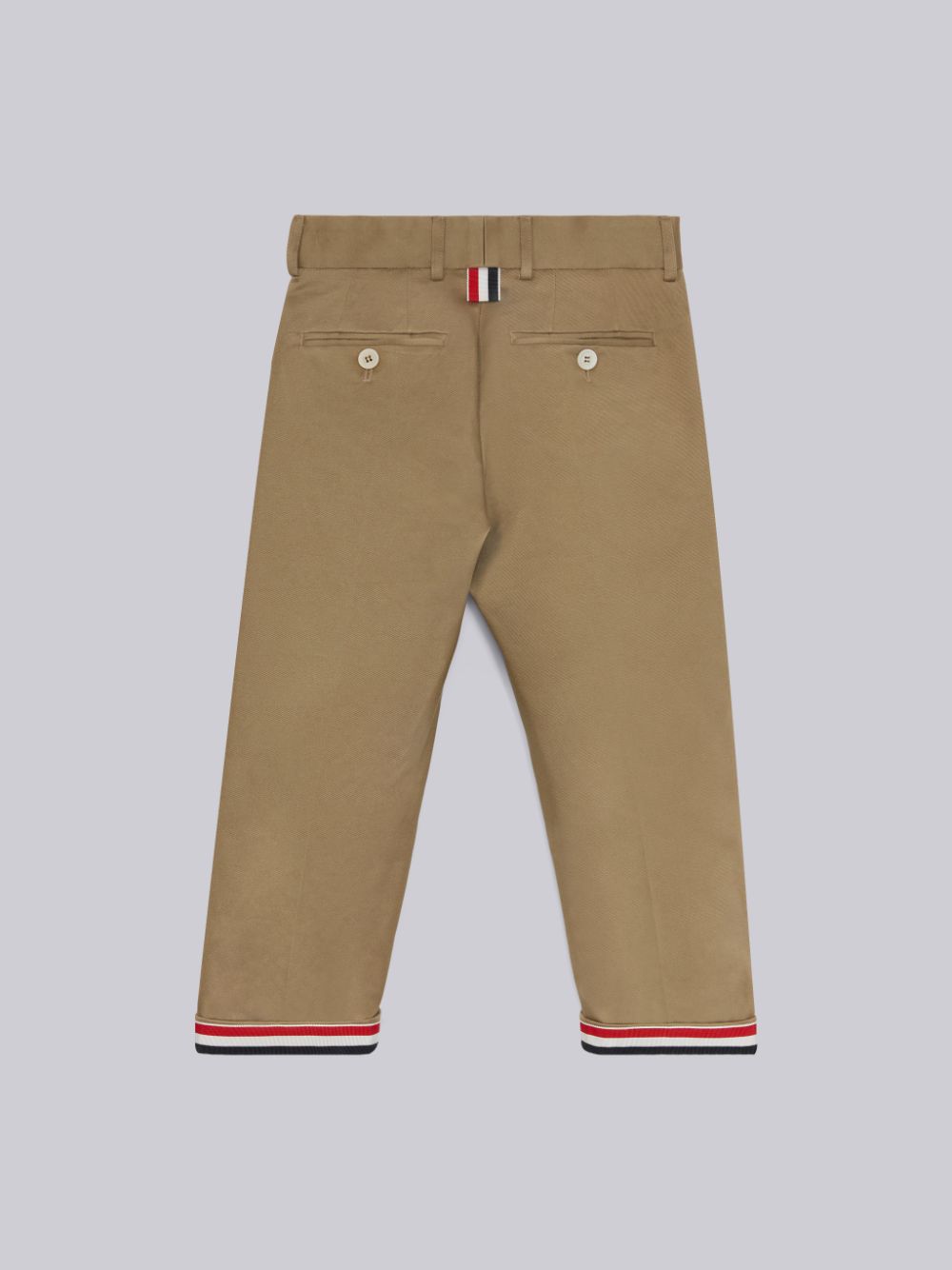 Calças Thom Browne Cotton Twill Chino Menino Marrom | IME40V66764
