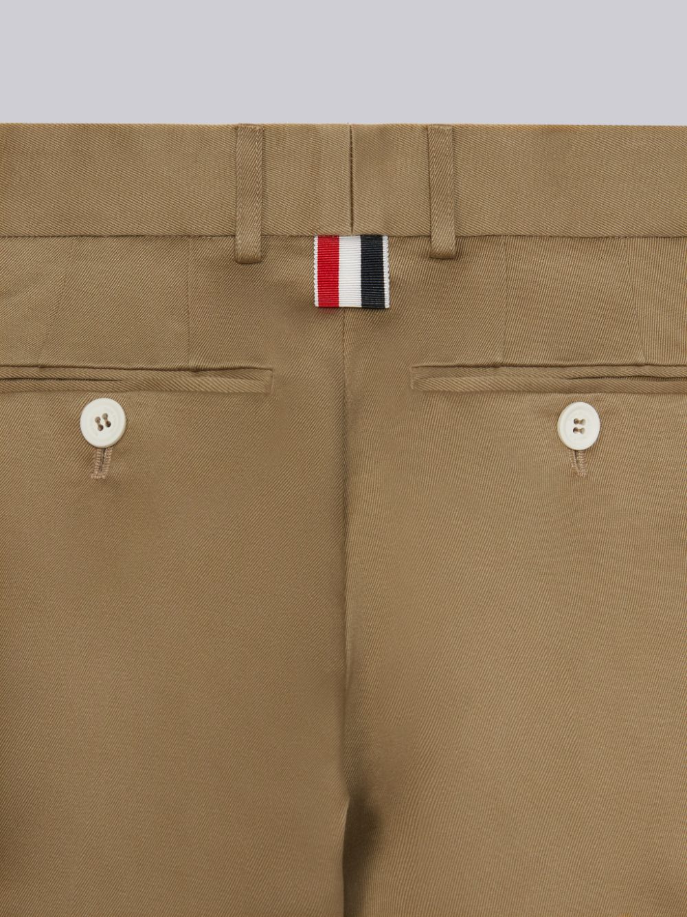 Calças Thom Browne Cotton Twill Chino Menino Marrom | IME40V66764