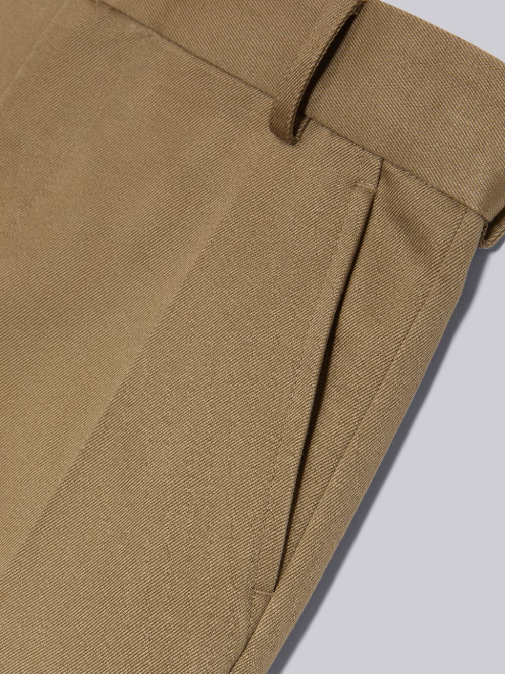Calças Thom Browne Cotton Twill Chino Menino Marrom | IME40V66764
