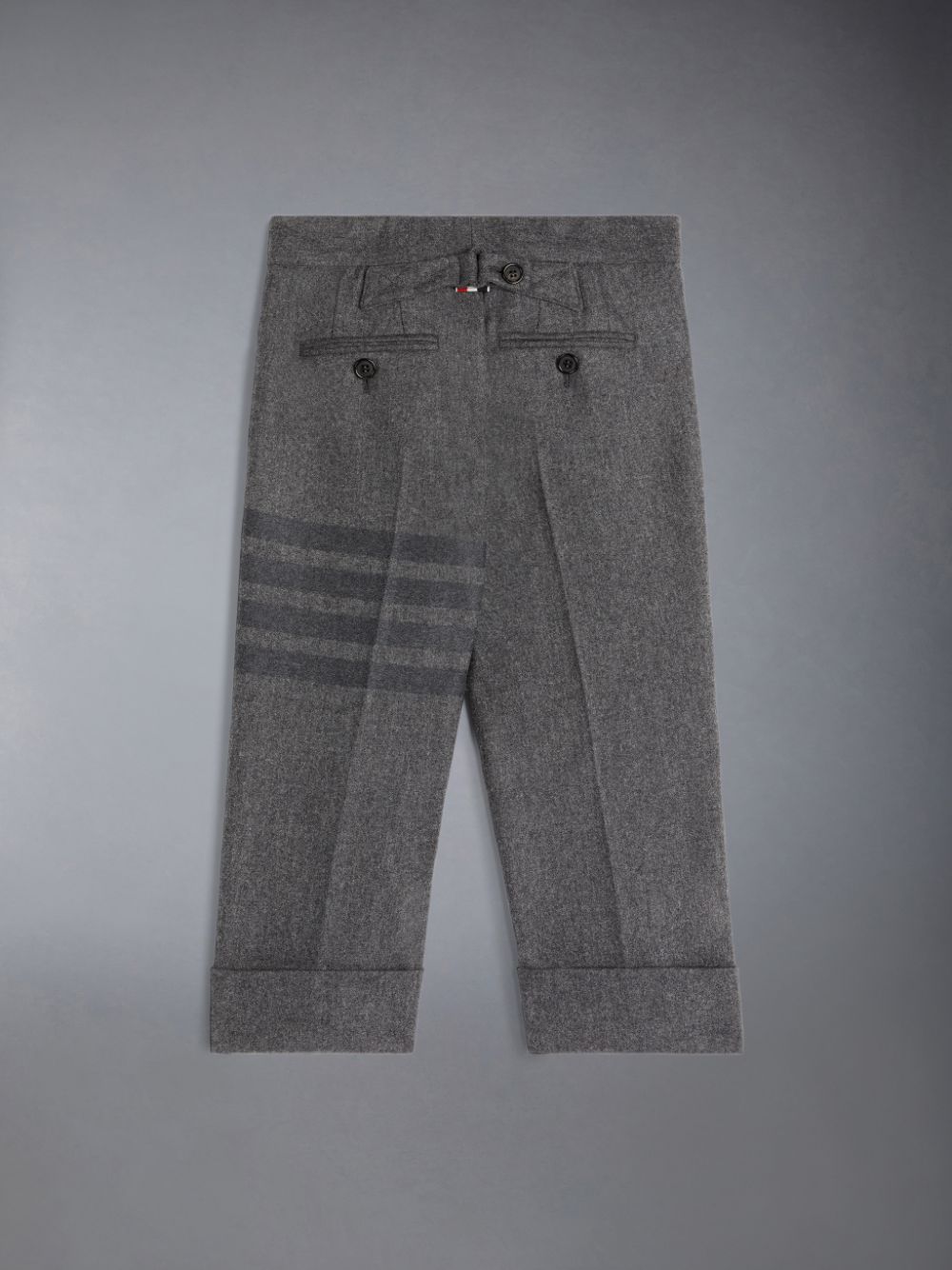 Calças Thom Browne Flannel 4-Bar Classic Menino Cinzentas | ILM63A40416