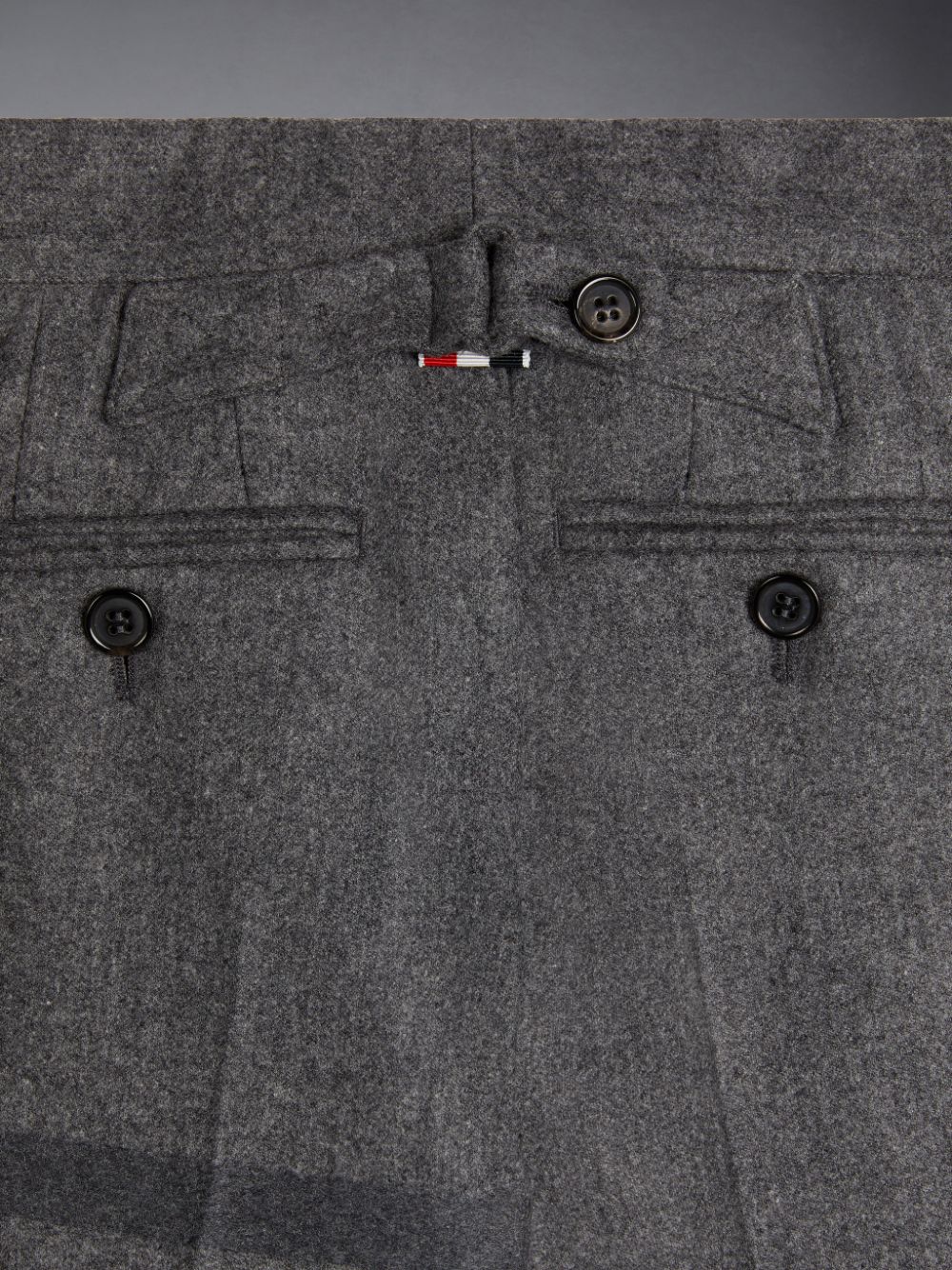 Calças Thom Browne Flannel 4-Bar Classic Menino Cinzentas | ILM63A40416