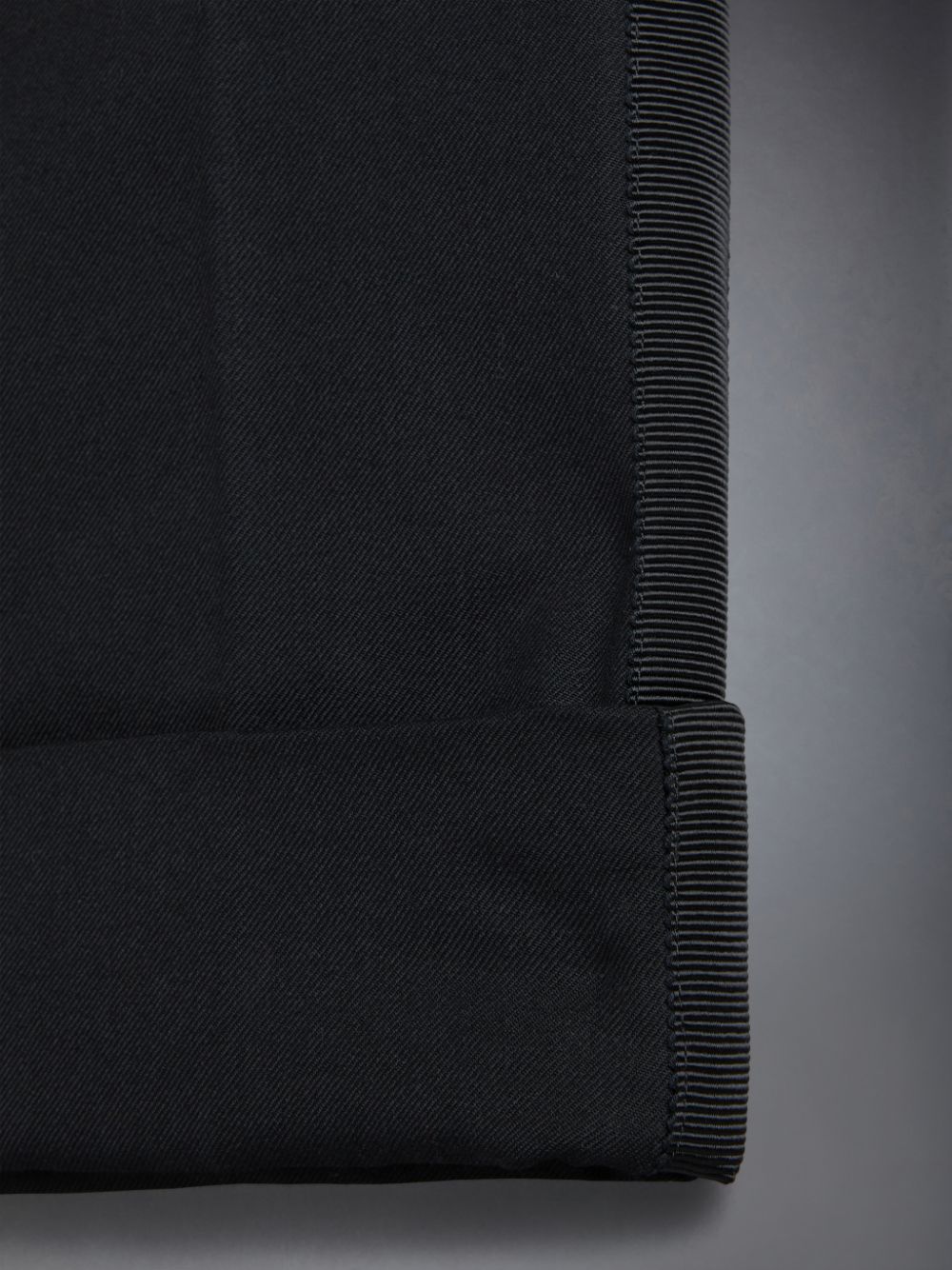 Calças Thom Browne Twill Classic Backstrap Menino Pretas | JSG52W26368