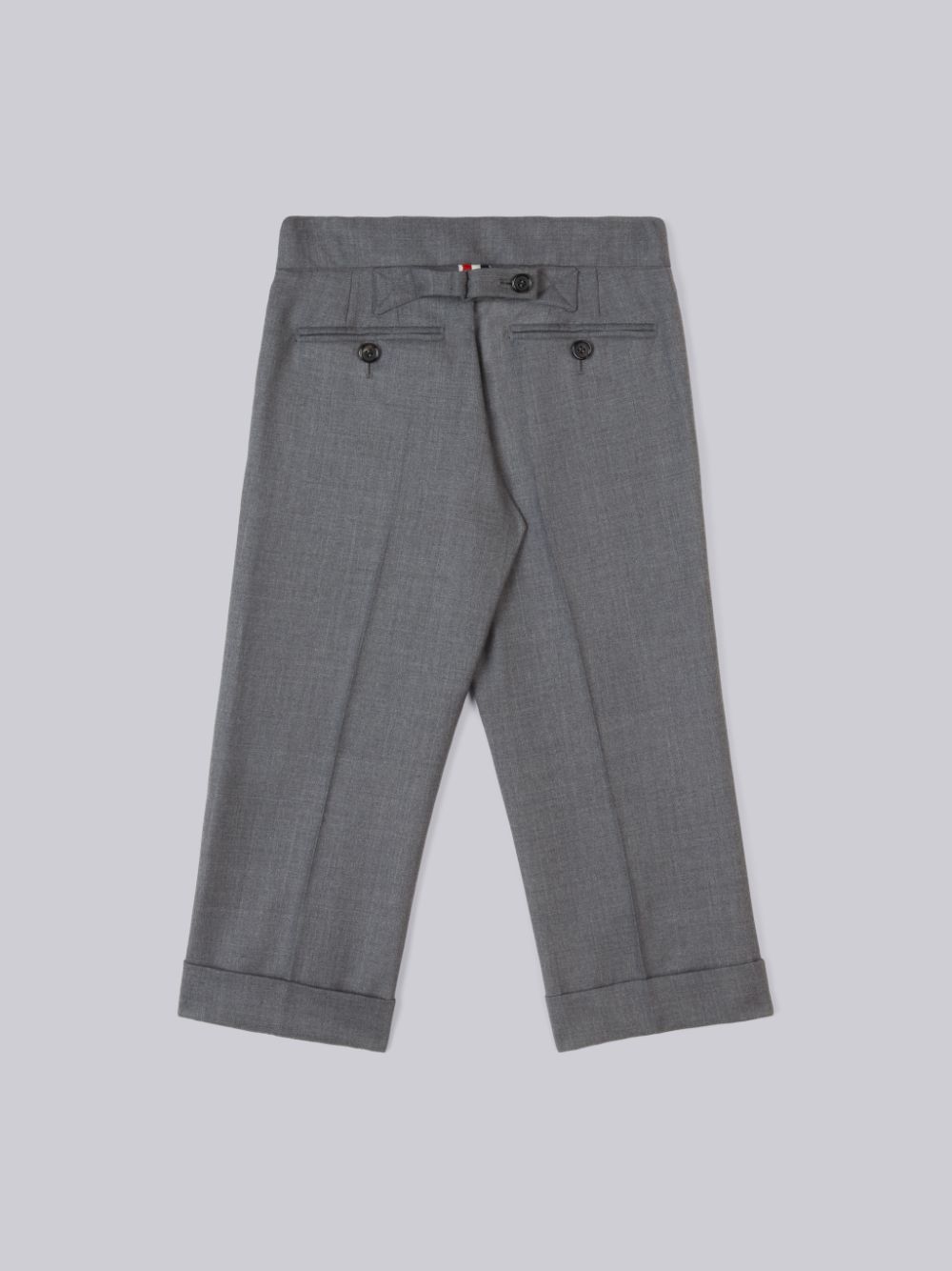 Calças Thom Browne Twill Wool Classic Menino Cinzentas | JSP71O12389