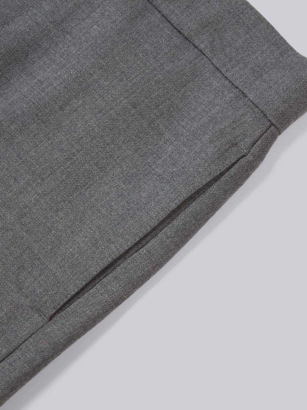 Calças Thom Browne Twill Wool Classic Menino Cinzentas | JSP71O12389