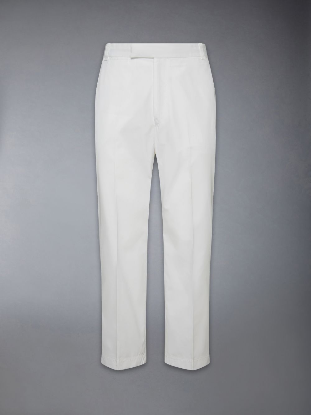 Calças Thom Browne Typewriter Unconstructed Straight Leg Masculino Branco | YFK32Y99533