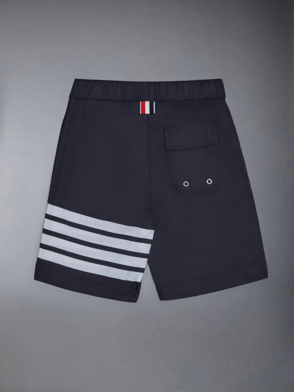 Calção Thom Browne Solid Swim Tech 4-Bar Board Menino Azuis | BJB85T85810
