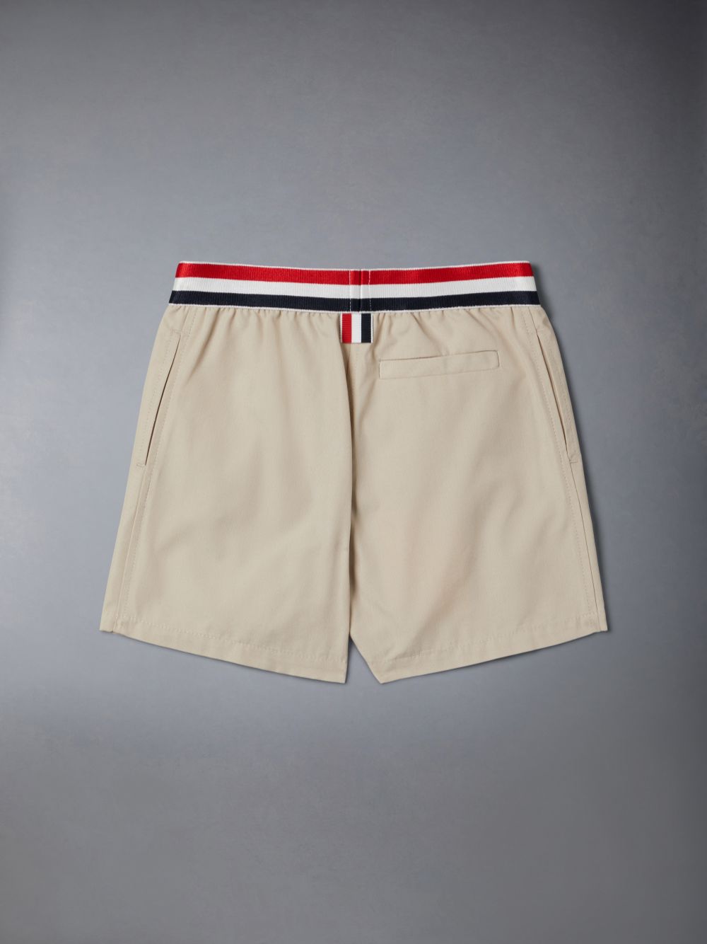Calção Thom Browne Typewriter Rugby Menino Marrom | GCF81J56395