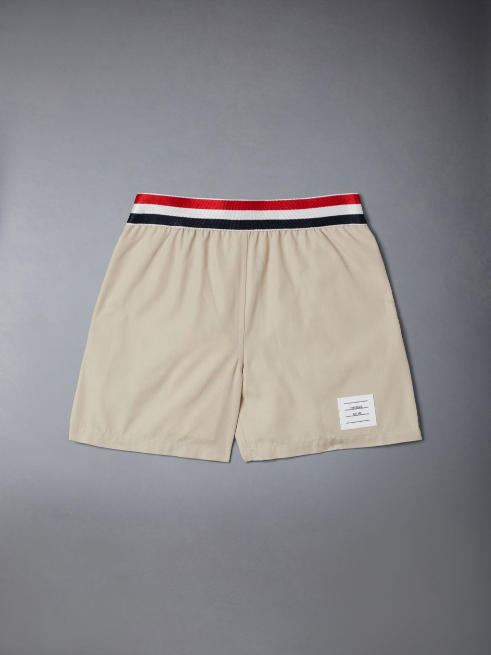 Calção Thom Browne Typewriter Rugby Menino Marrom | GCF81J56395