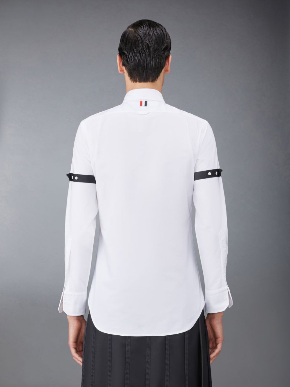 Camisas Thom Browne Oxford Armband Masculino Branco | VCN93F91549
