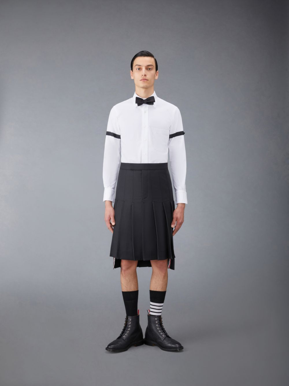 Camisas Thom Browne Oxford Armband Masculino Branco | VCN93F91549