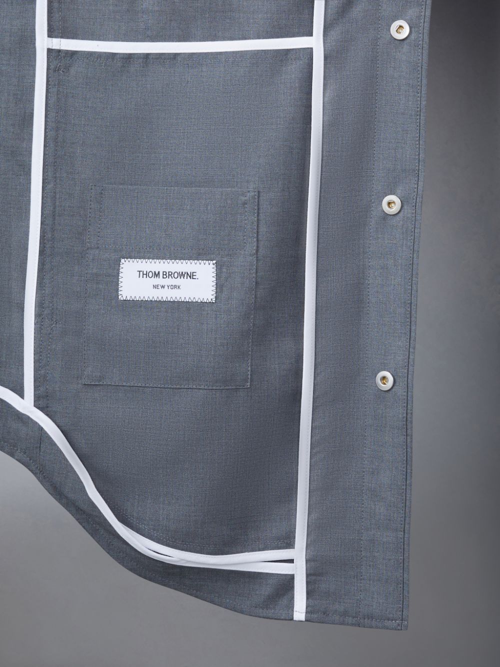 Camisas Thom Browne Plain Weave 4-Bar Jacket Masculino Cinzentas | BSZ52N66911