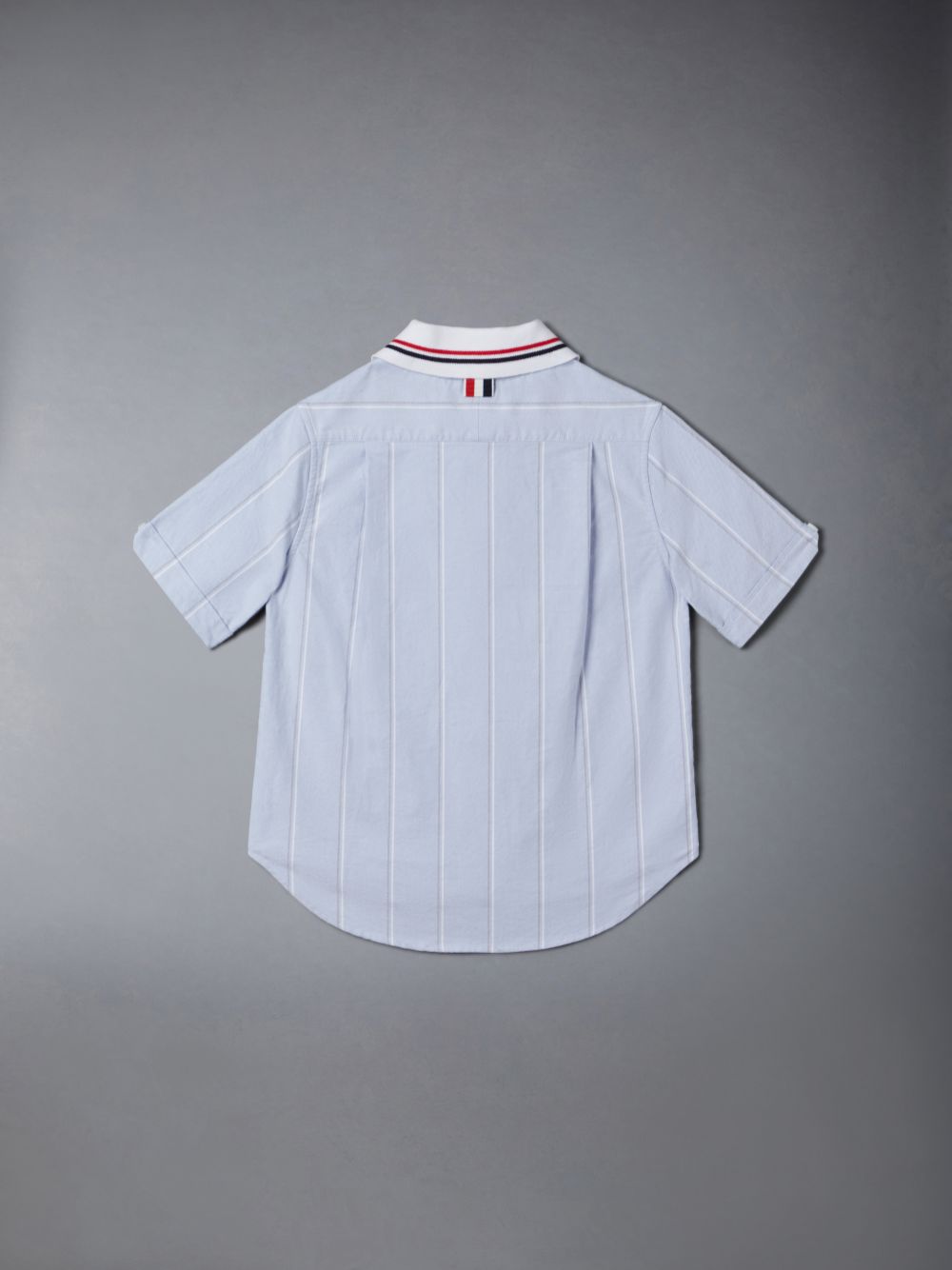 Camisas Thom Browne Stripe Oxford Polo Menino Azuis | TGW15J49560
