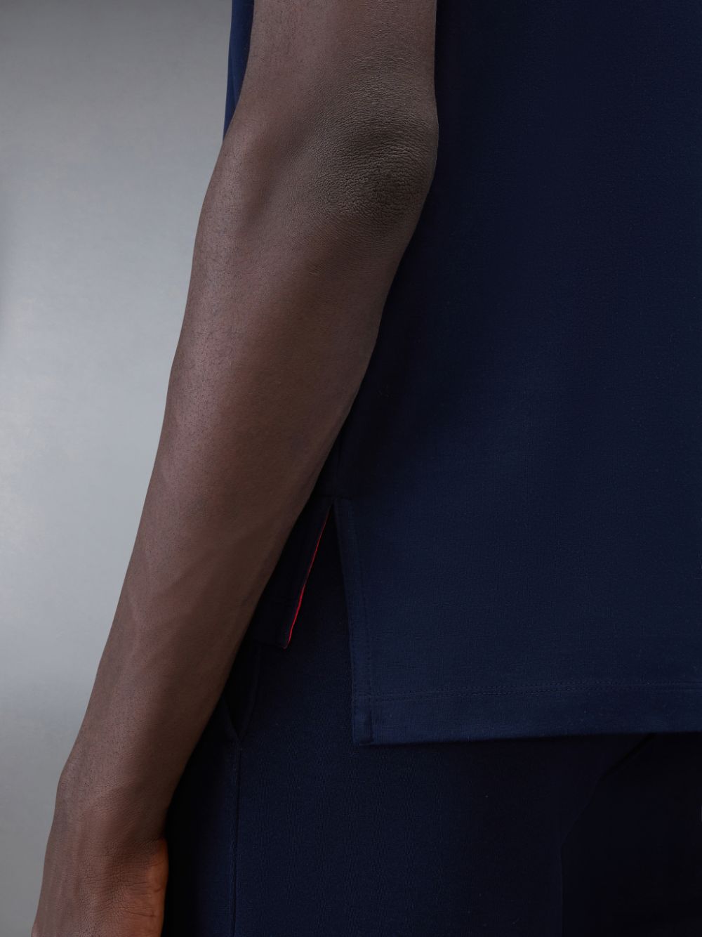 Camiseta Thom Browne Jersey Relaxed Side Slit Masculino Azuis | VBL71K94498