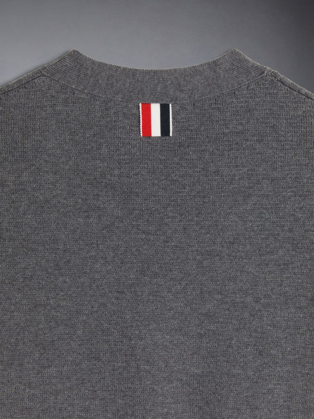Cardigan Thom Browne Milano Stitch 4-Bar V-neck Menino Cinzentas | PNL97Z94762