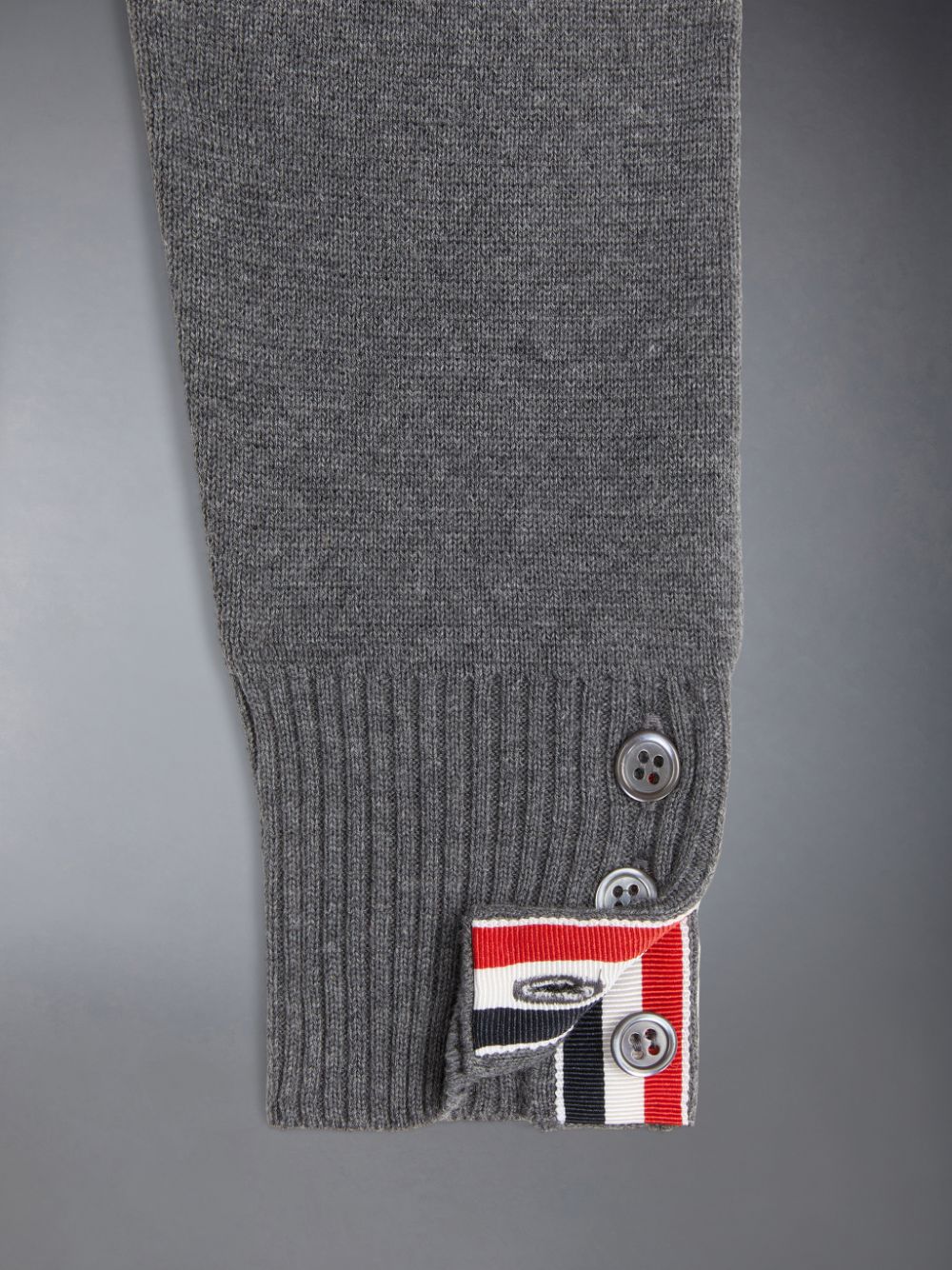 Cardigan Thom Browne Milano Stitch 4-Bar V-neck Menino Cinzentas | PNL97Z94762