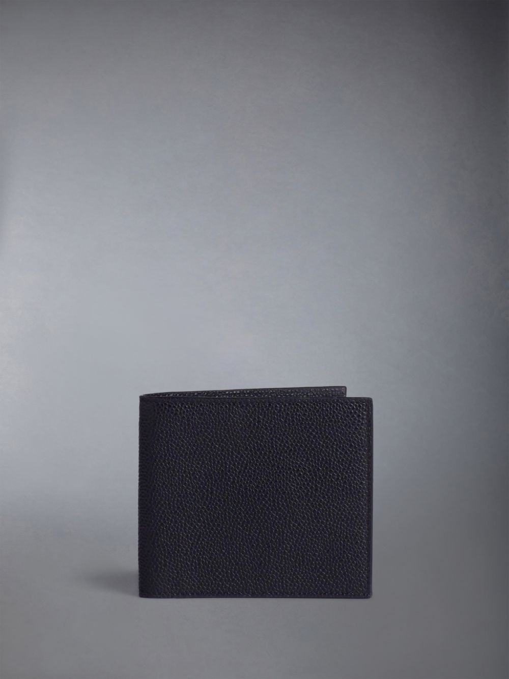 Carteiras Thom Browne Pebble Grain Bifold Masculino Pretas | KVO52N23830