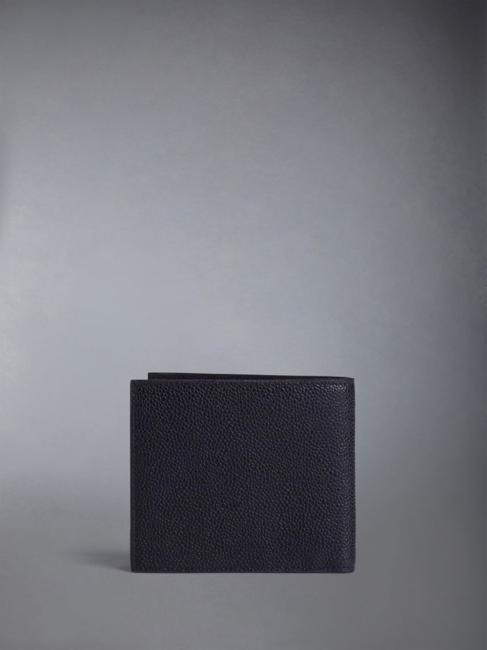 Carteiras Thom Browne Pebble Grain Bifold Masculino Pretas | KVO52N23830