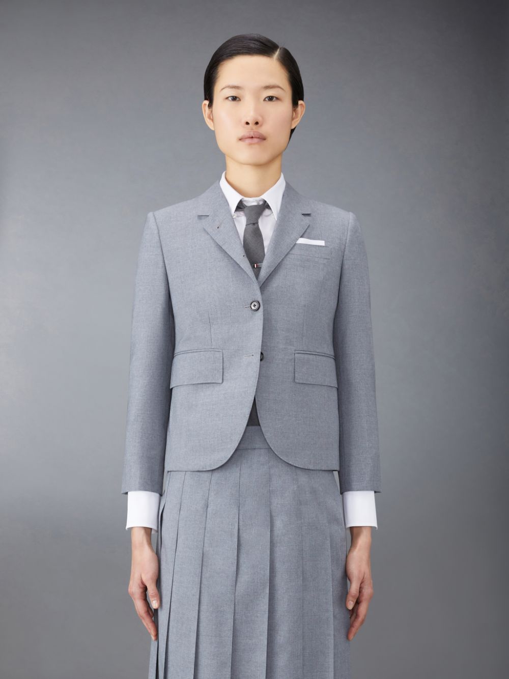 Casacos Thom Browne Plain Weave School Uniform High Armhole Sport Feminino Cinzentas | YUB78W16360