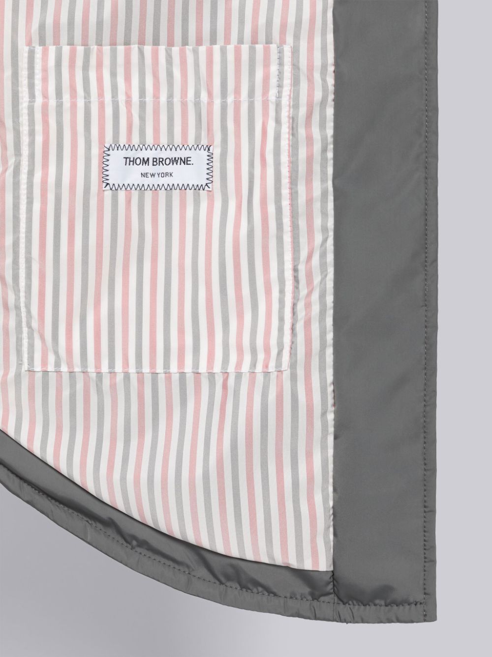 Casacos Thom Browne Poly Twill Quilted Tech Down 4-Bar Shirt Feminino Cinzentas | NRK70L29335
