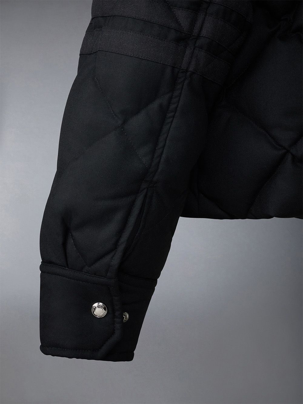 Casacos Thom Browne Super 120's Twill Down 4-bar Hooded Feminino Pretas | UYF85C54727