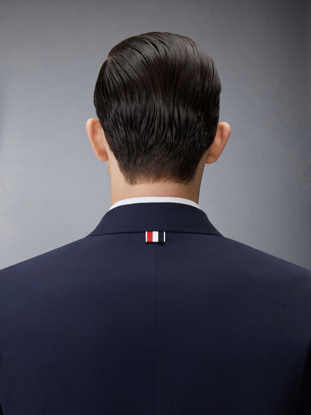 Casacos Thom Browne Typewriter Cloth Grosgrain Placket Sport Masculino Azuis | HEQ95B35558