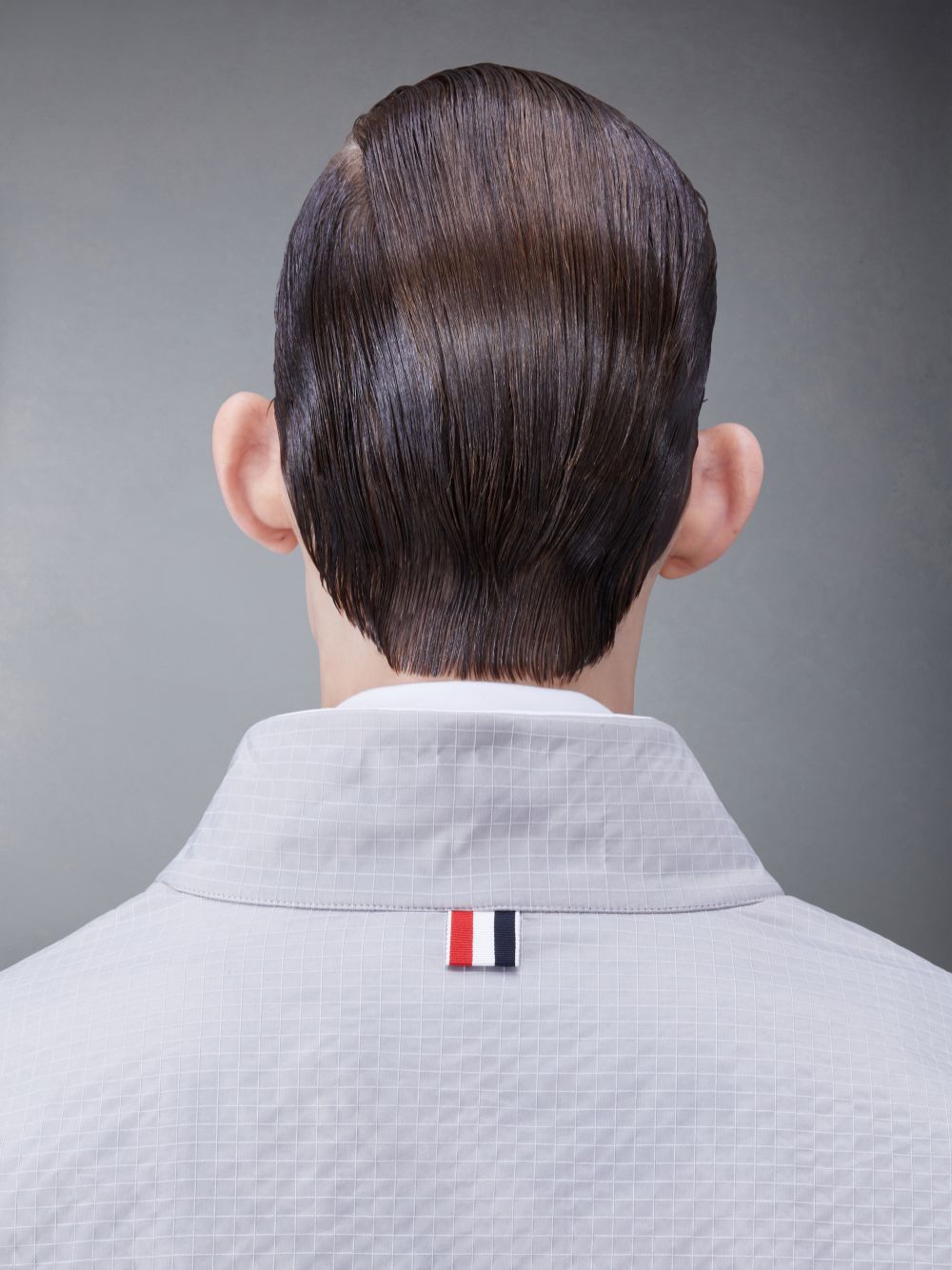 Casacos Thom Browne Ultralight Ripstop 4-Bar Funnel Neck Masculino Cinzentas | DGM96N29754