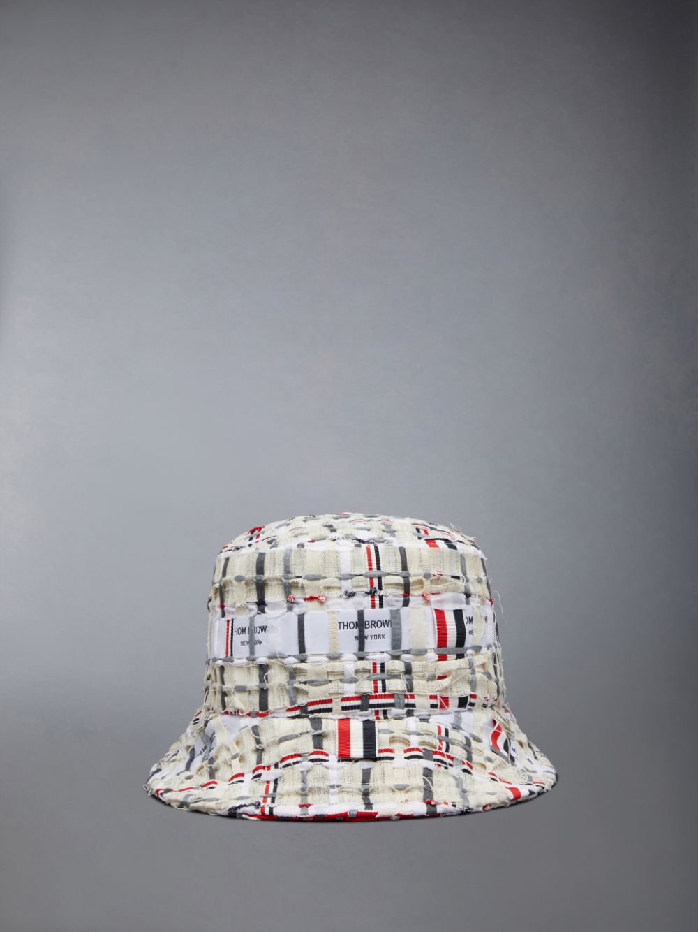 Chapéu De Balde Thom Browne Deconstructed Tweed Masculino Laranja | AQT69R54931