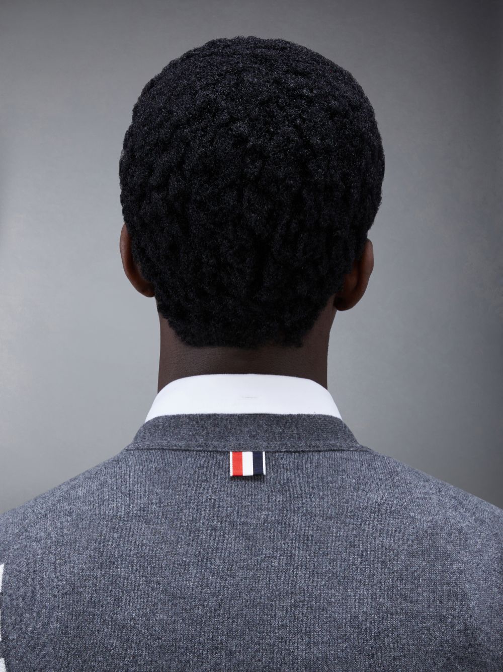 Colete Thom Browne Cashmere 4-Bar Classic V-Neck Cardigan Masculino Cinzentas | DJJ63L39697