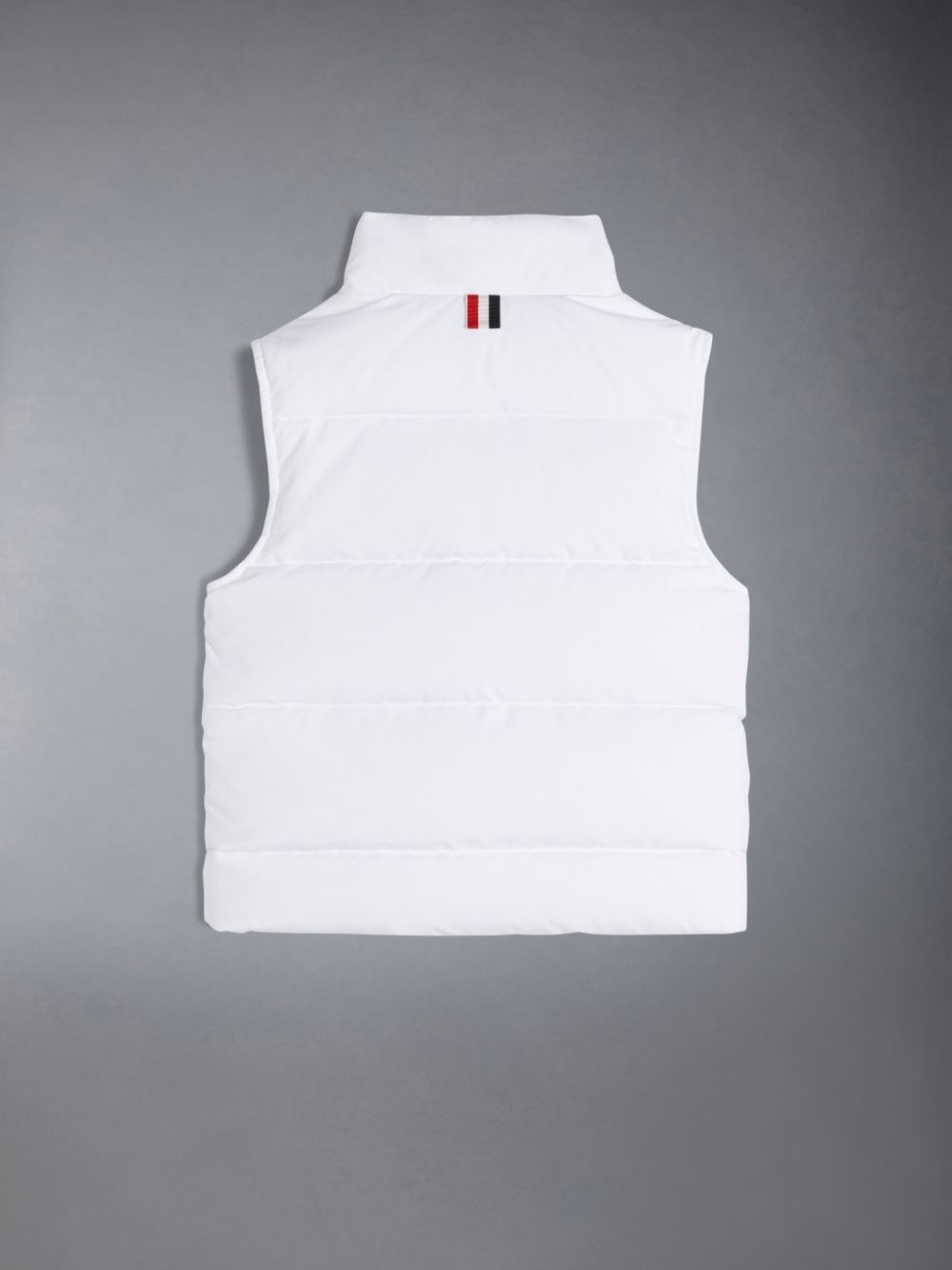 Colete Thom Browne Downfilled Ripstop 4-Bar Menino Branco | APE26C64201