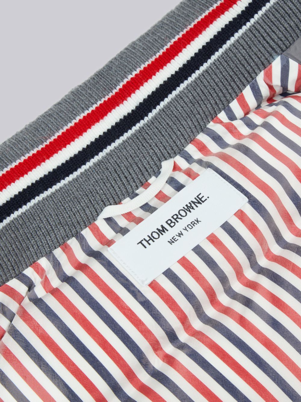 Colete Thom Browne Medium Ripstop Downfilled Sleeveless 4-Bar Menino Cinzentas | HEB36P90343