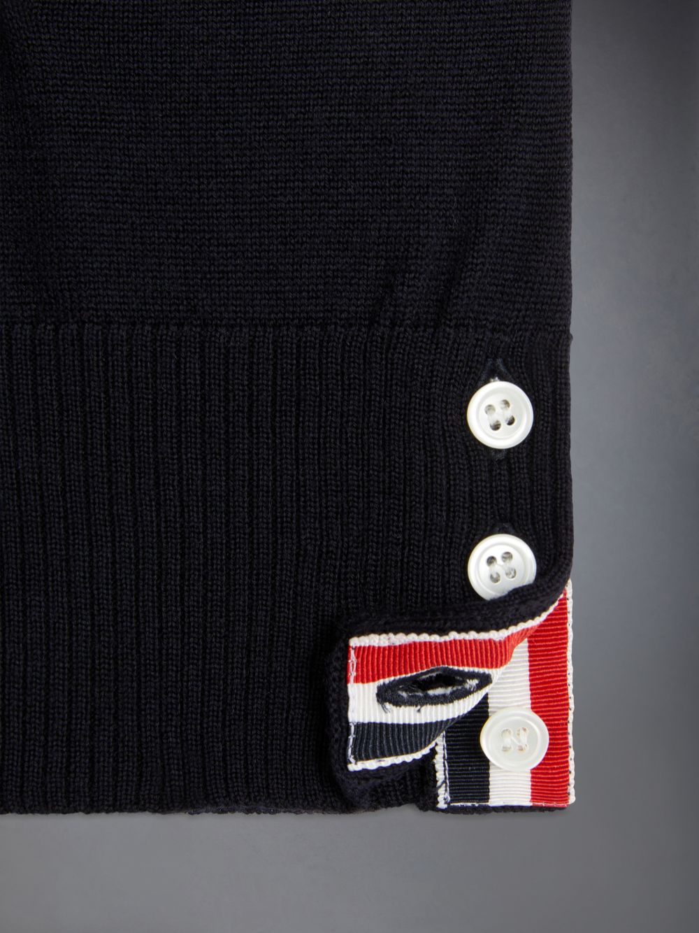 Colete Thom Browne Wool Stripe V-neck Cardigan Menino Azuis | XTP10U66823