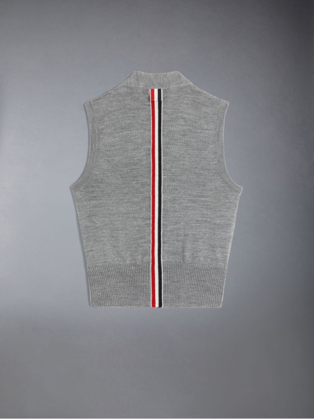 Colete Thom Browne Wool Stripe V-neck Cardigan Menino Cinzentas | RVB36N31879