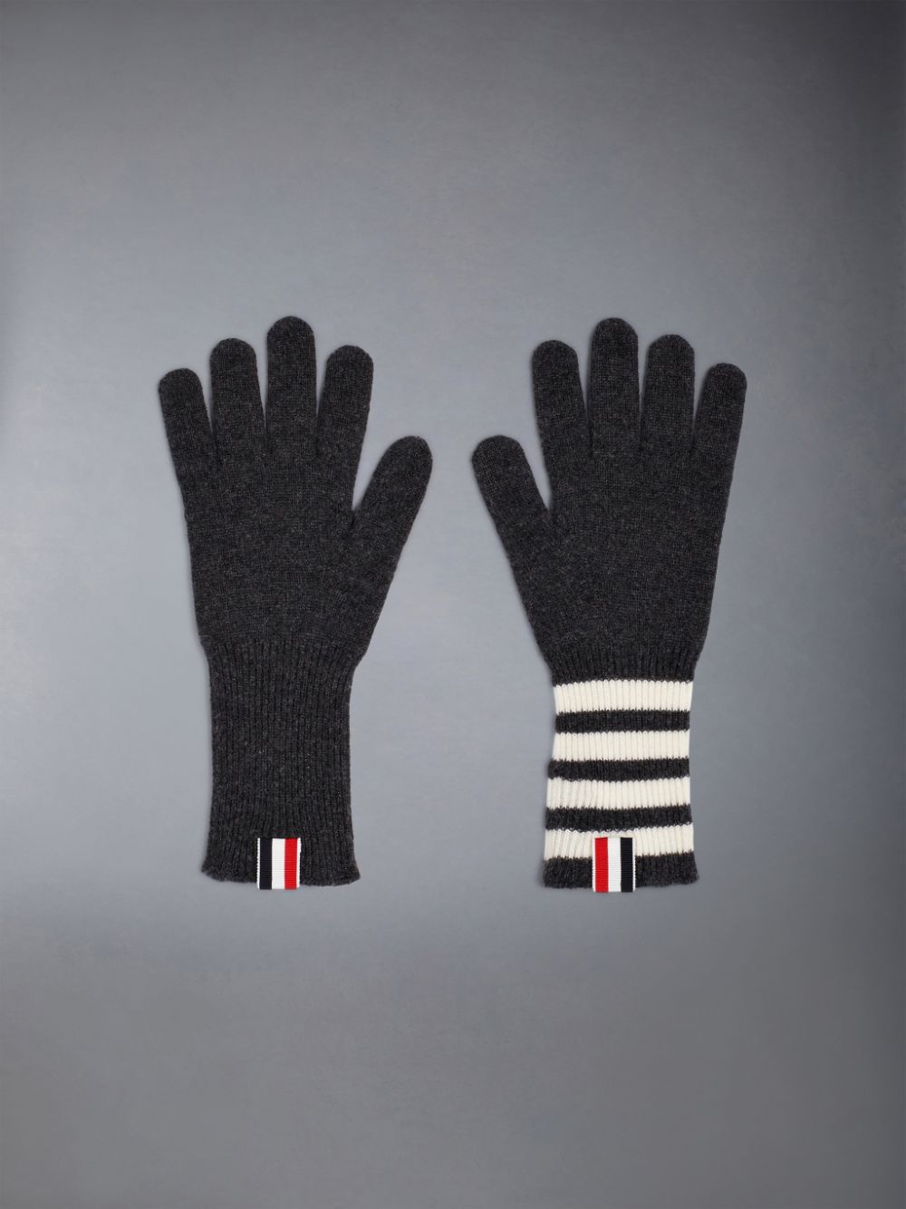 Luvas Thom Browne 4-Bar Cashmere Masculino Cinzentas | CTH46Q57317