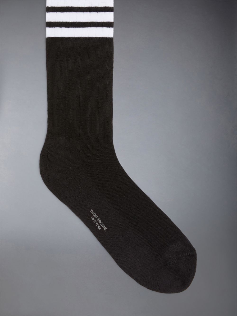 Meias Thom Browne Cotton Athletic Mid-calf 4-Bar Feminino Pretas | ZXL70Z28352