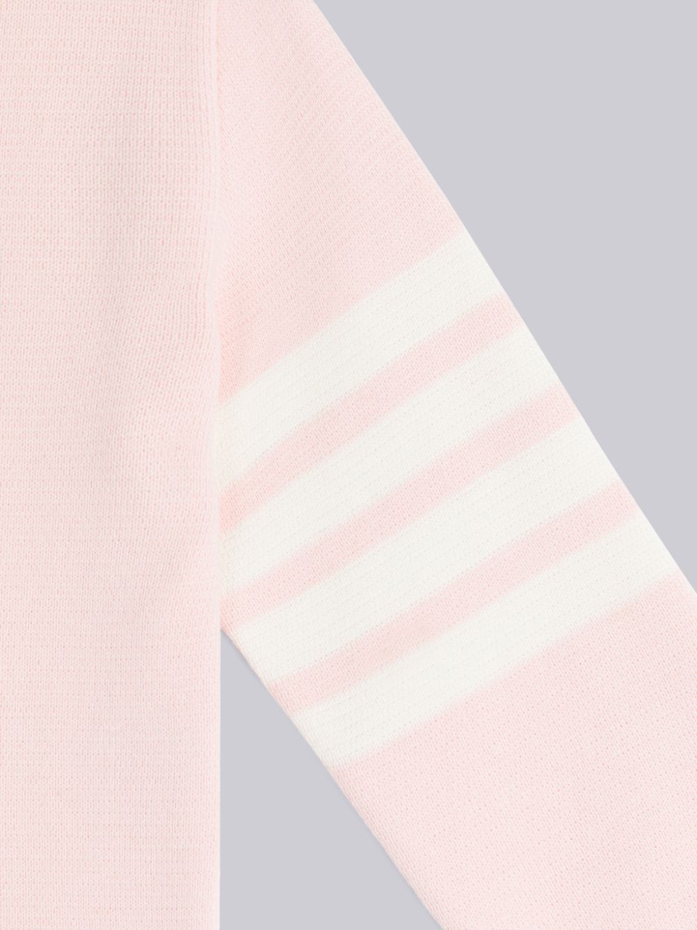 Pulôver Thom Browne Light Pink Milano Stitch Cotton 4-Bar Crew Neck Menino Rosa | GWB92G44829