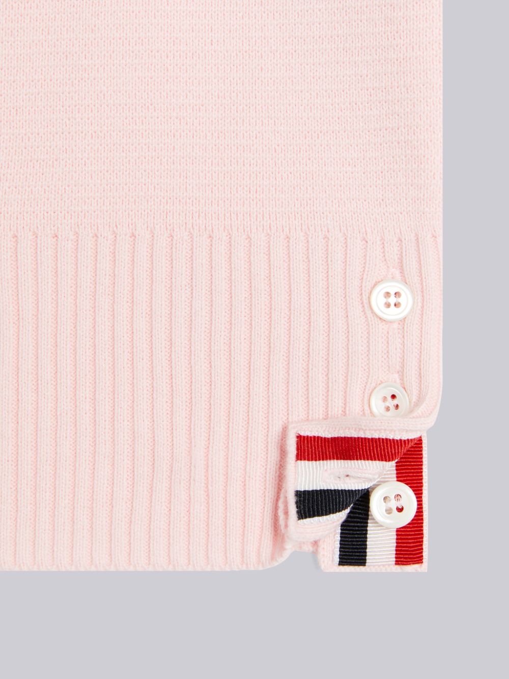 Pulôver Thom Browne Light Pink Milano Stitch Cotton 4-Bar Crew Neck Menino Rosa | GWB92G44829