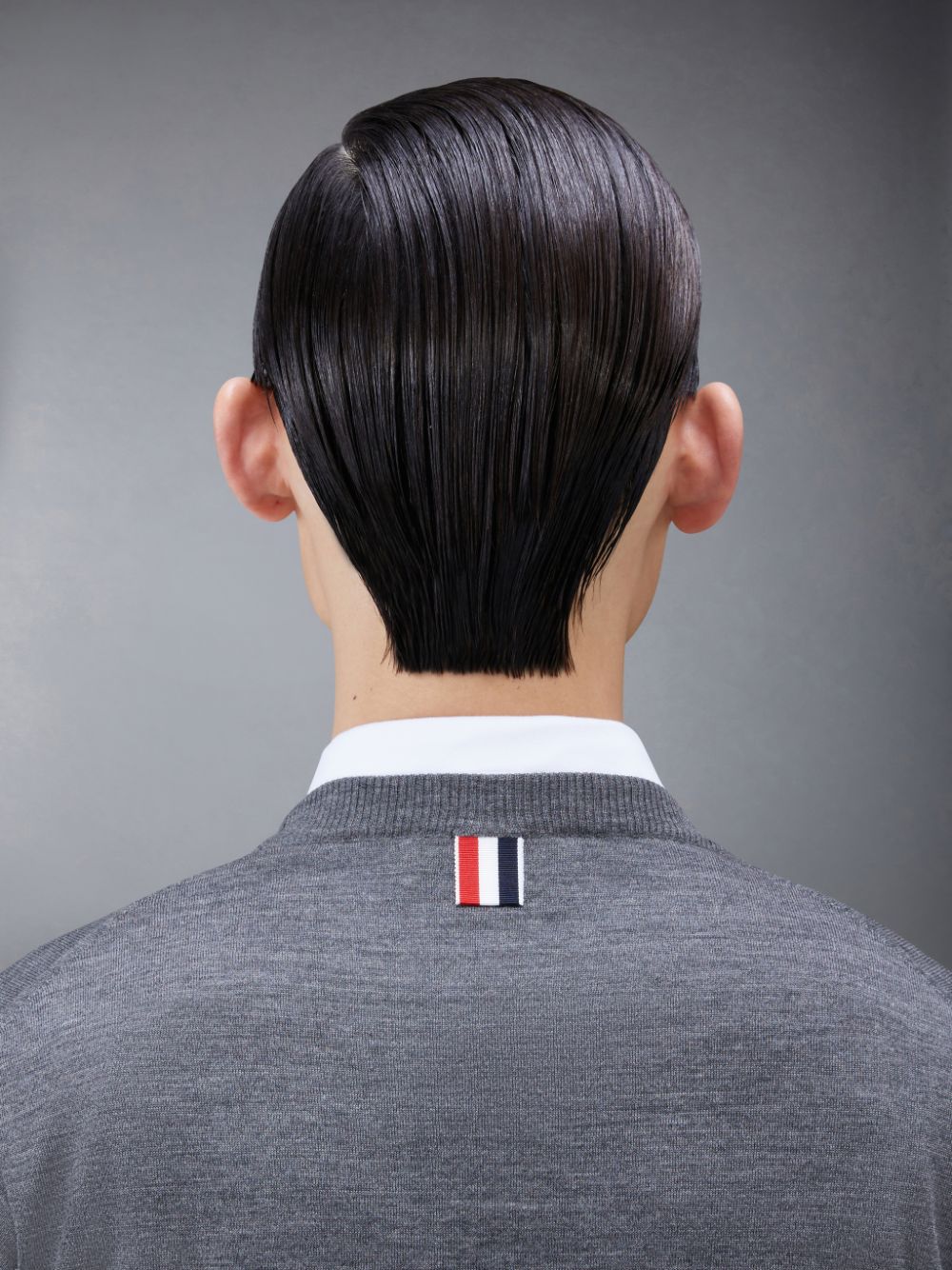 Pulôver Thom Browne Wool 4-Bar Masculino Cinzentas | DGN69N39341