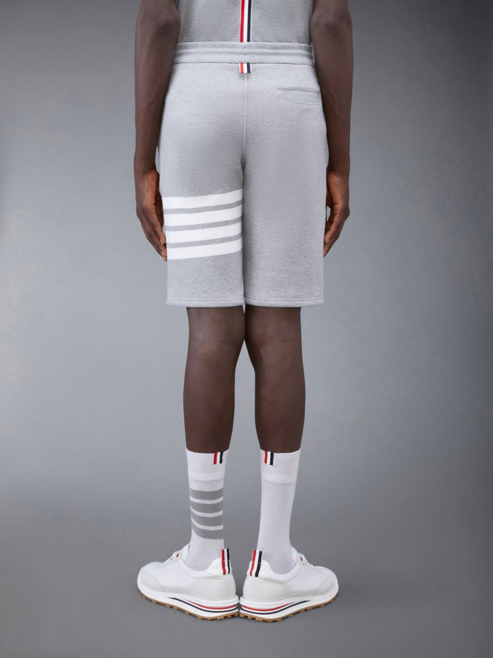 Shorts De Suor Thom Browne Classic Loopback 4-Bar Masculino Cinzentas | XFJ57F83233
