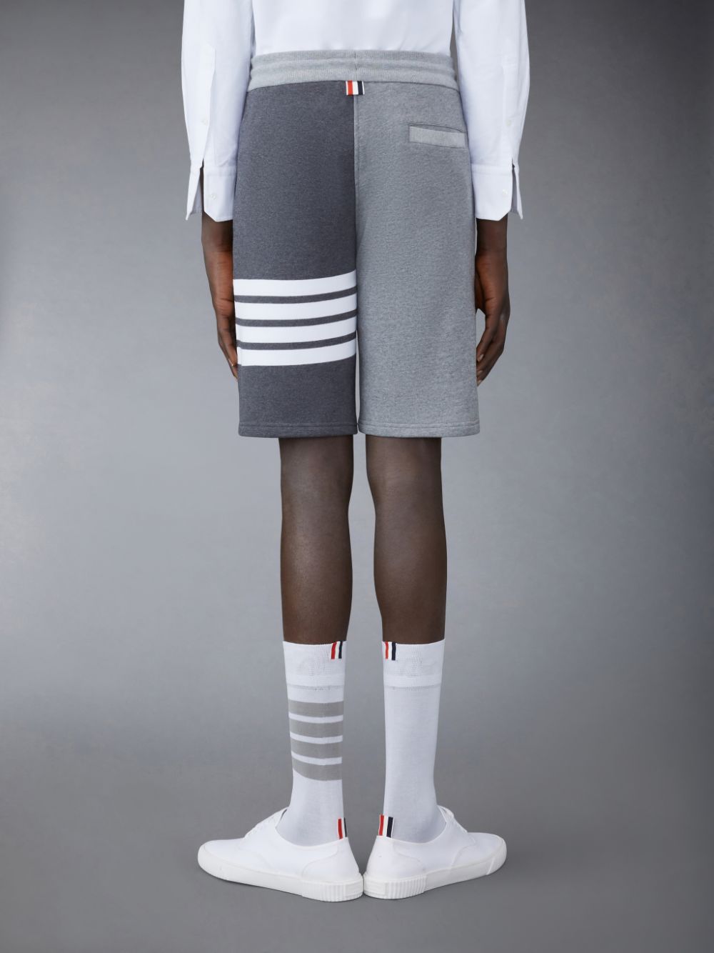 Shorts De Suor Thom Browne Classic Loopback 4-Bar Masculino Cinzentas | ULQ36F93186