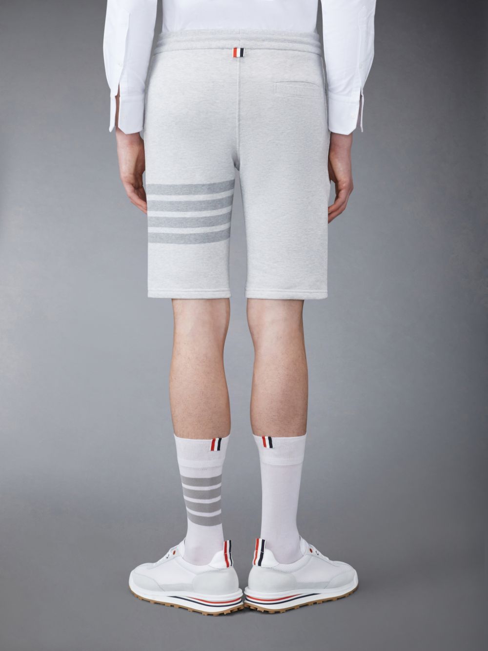 Shorts De Suor Thom Browne Classic Loopback 4-Bar Masculino Cinzentas | CXC96B57431