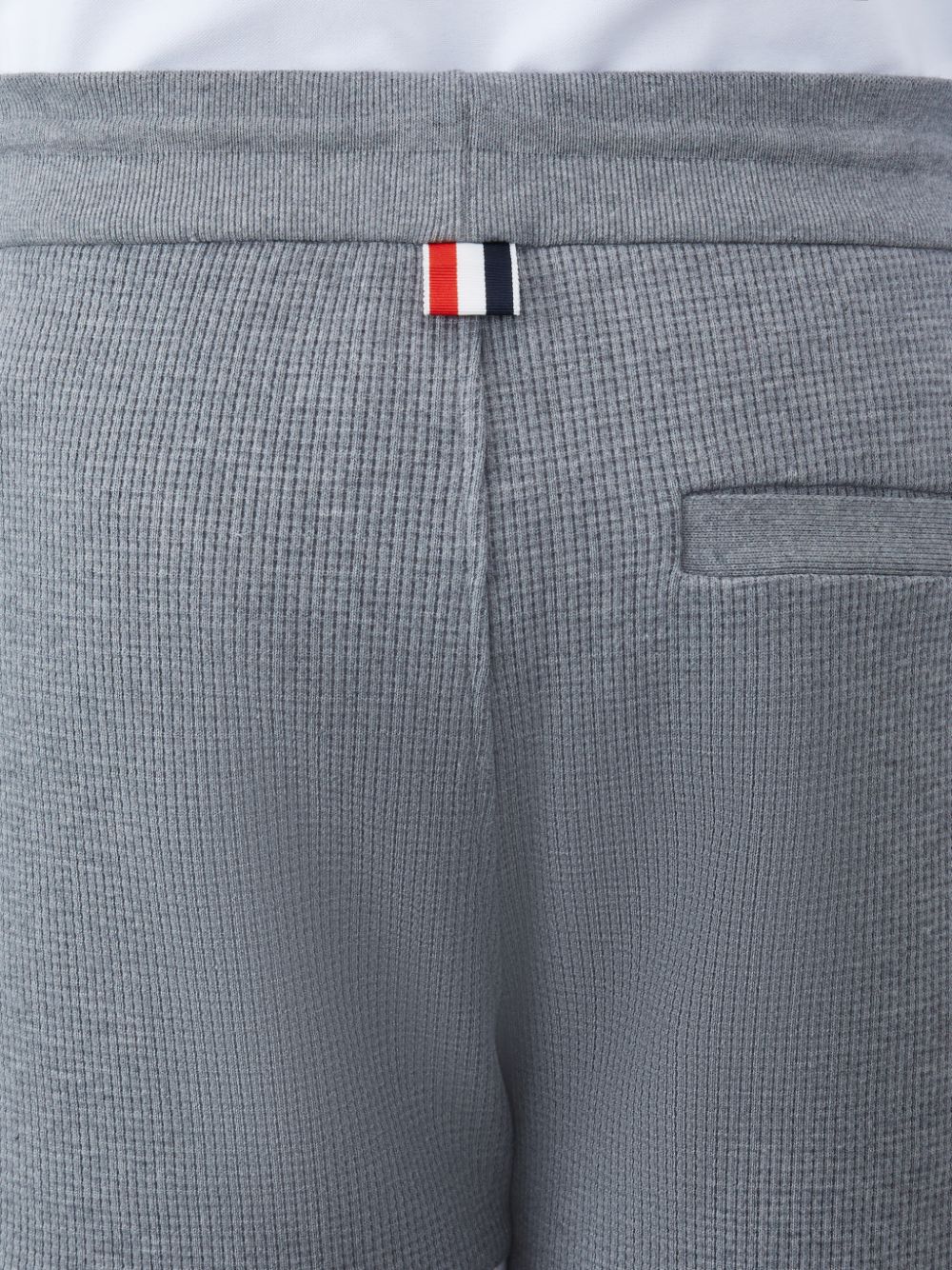 Shorts De Suor Thom Browne Waffle 4-Bar Masculino Cinzentas | MRX07C33843