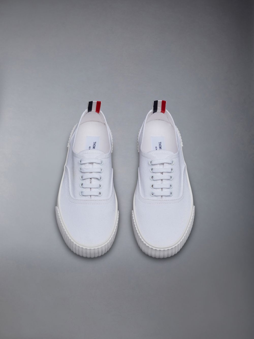 Tenis Thom Browne Canvas Heritage Feminino Branco | OOR39F16923